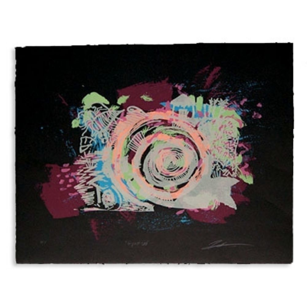 "Hypnotized" : 6 color screen print